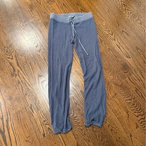 Gray Waffle Hardtail Knit Lounge Pants/ joggers